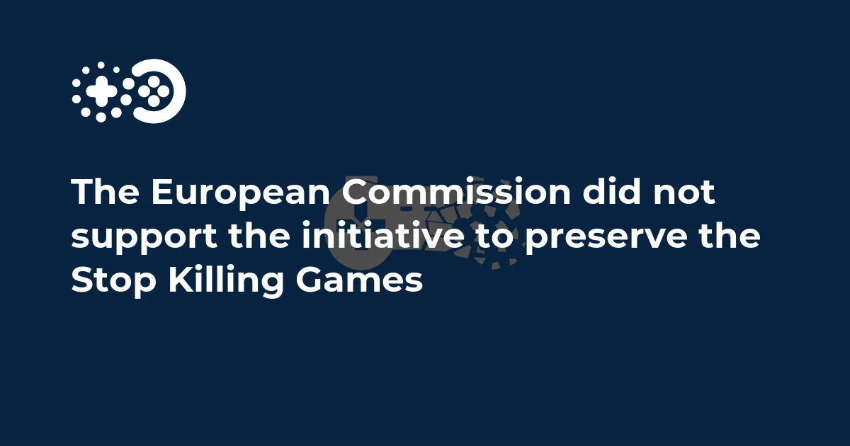 The European Commission did not support the initiative to preserve the Stop