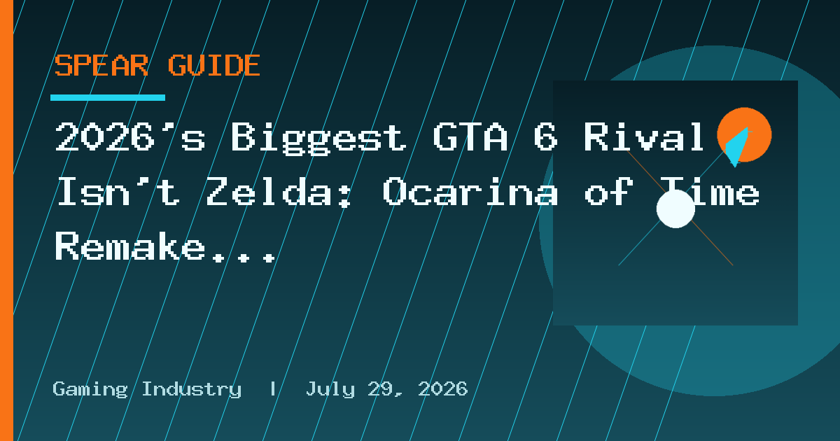 2026's Biggest GTA 6 Rival Isn't Zelda: Ocarina of Time Remake
