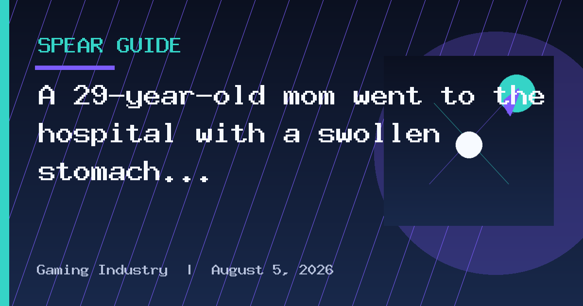 A 29-year-old mom went to the hospital with a swollen stomach and had 2.5
