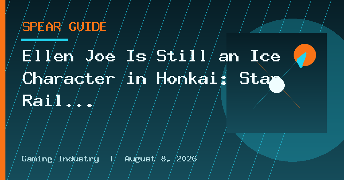Ellen Joe Is Still an Ice Character in Honkai: Star Rail