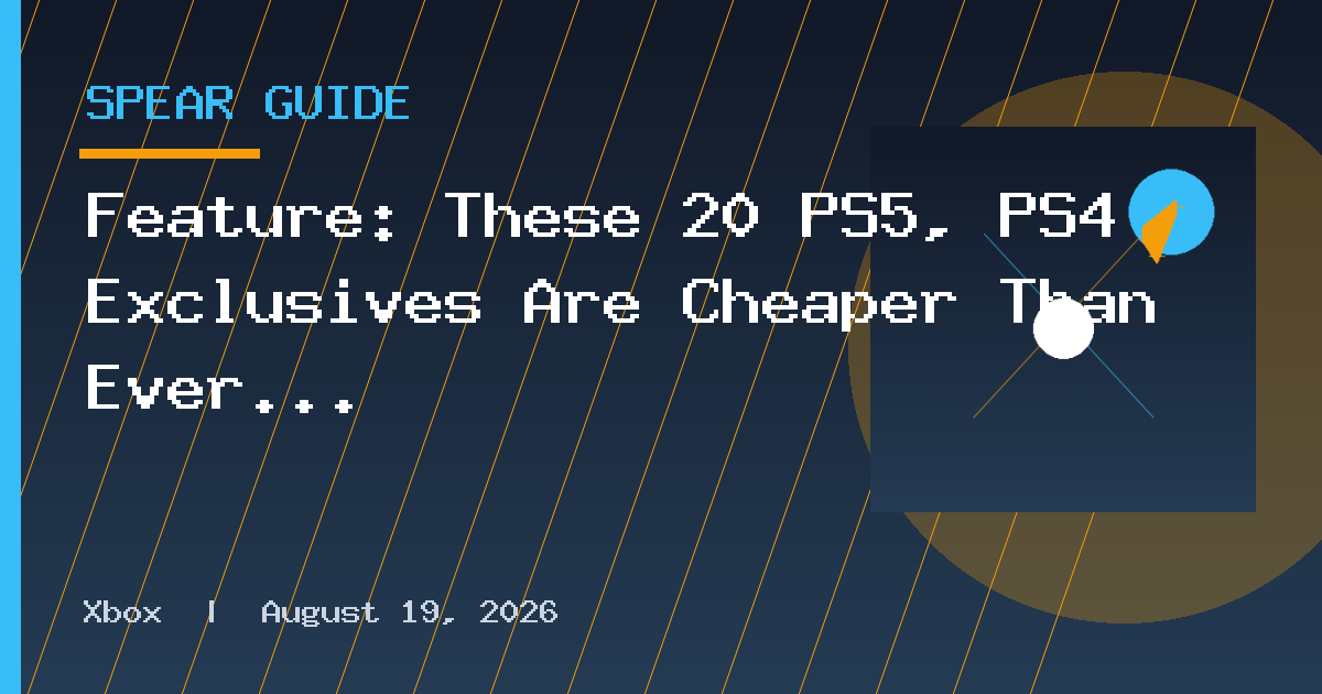 Feature: These 20 PS5, PS4 Exclusives Are Cheaper Than Ever on PS Store