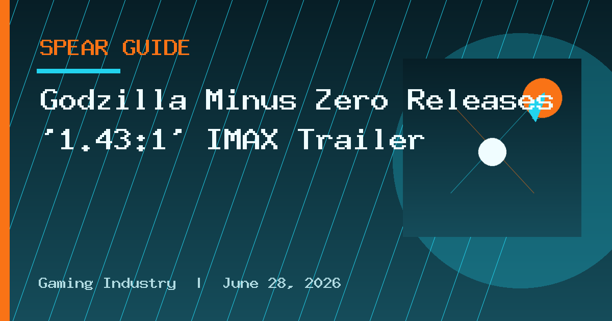 Godzilla Minus Zero Releases ‘1.43:1’ IMAX Trailer