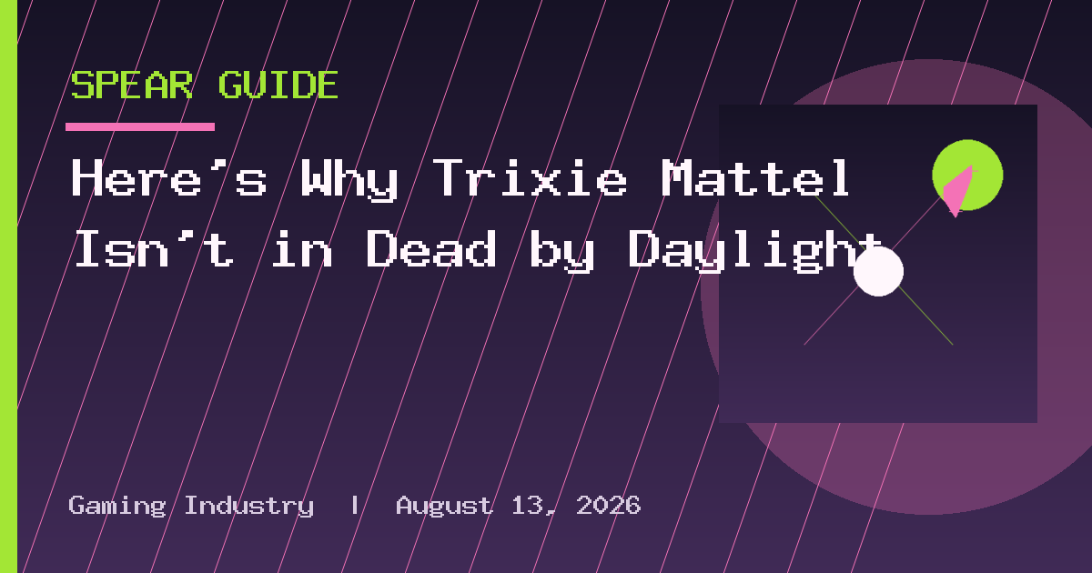 Here's Why Trixie Mattel Isn't in Dead by Daylight