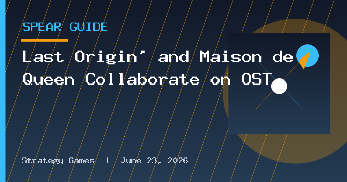 Last Origin' and Maison de Queen Collaborate on OST