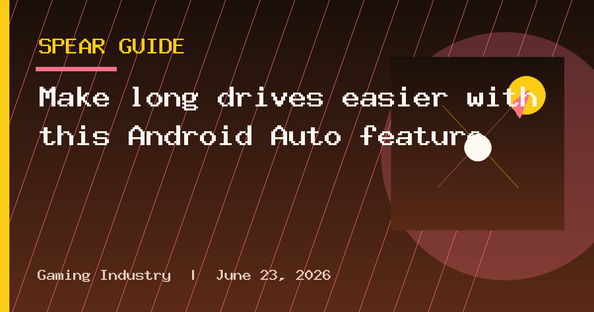 Make long drives easier with this Android Auto feature