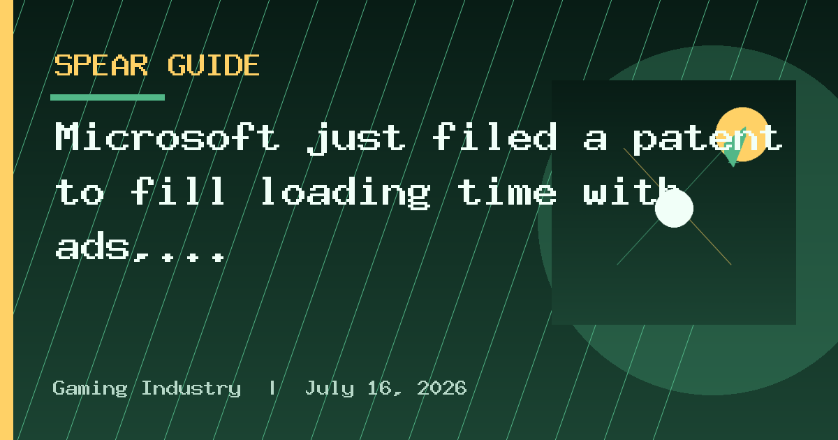 Microsoft just filed a patent to fill loading time with ads, and it gets