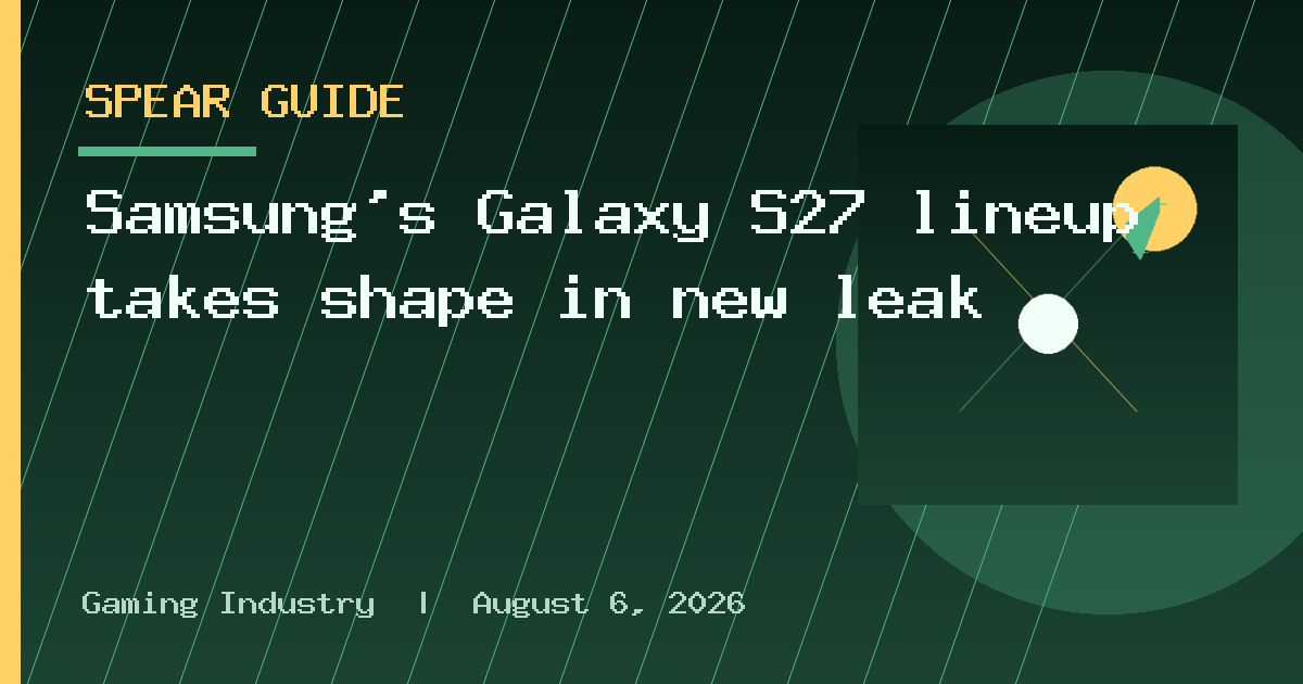 Samsung’s Galaxy S27 lineup takes shape in new leak